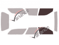 Glazing template - front window kit - Mercury Sable (1) Wagon 5 doors (1991 - 1995) Glazing template - front window kit - Mercury Sable (1) Wagon 5 doors (1991 - 1995)