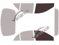 Glazing template - front window kit - Mercury Tracer (3) Berline 4 doors (1997 - 1999) Glazing template - front window kit - Mercury Tracer (3) Berline 4 doors (1997 - 1999)