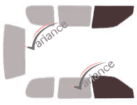 Glazing template - front window kit - Mercury Villager (1) 4 doors (1992 - 1998) Glazing template - front window kit - Mercury Villager (1) 4 doors (1992 - 1998)