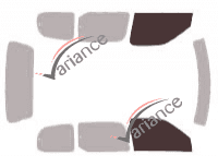 Glazing template - front window kit - Mercury Villager (2) Court 5 doors (1998 - 2002) Glazing template - front window kit - Mercury Villager (2) Court 5 doors (1998 - 2002)