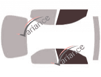 Glazing template - front window kit - Plymouth Breeze Berline 4 doors (1996 - 2000) Glazing template - front window kit - Plymouth Breeze Berline 4 doors (1996 - 2000)
