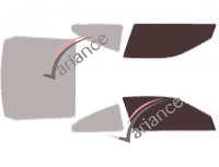 Glazing template - front window kit - Plymouth Laser Coupé 2 doors (1990 - 1994) Glazing template - front window kit - Plymouth Laser Coupé 2 doors (1990 - 1994)