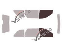 Glazing template - front window kit - Plymouth Voyager (4) 5 doors (2000 - 2007) Glazing template - front window kit - Plymouth Voyager (4) 5 doors (2000 - 2007)