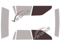 Gabarit vitrage - kit vitres avant - Pontiac 6000 Berline 4 portes (1982 - 1998)