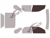Plantilla de acristalamiento - kit de ventana delantera - Pontiac Aztek 5 puertas (2001 - 2005) Plantilla de acristalamiento - kit de ventana delantera - Pontiac Aztek 5 puertas (2001 - 2005)