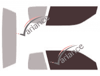 Glazing template - front window kit - Pontiac Grand Am (3) Coupé 2 doors (1985 - 1991) Glazing template - front window kit - Pontiac Grand Am (3) Coupé 2 doors (1985 - 1991)