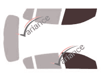 Glazing template - front window kit - Saturn Astra 5 doors (2008 - 2011) Glazing template - front window kit - Saturn Astra 5 doors (2008 - 2011)