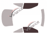 Glazing template - front window kit - Saturn SC1 - SC2 Coupé 3 doors (1996 - 2002) Glazing template - front window kit - Saturn SC1 - SC2 Coupé 3 doors (1996 - 2002)