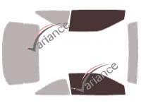 Glazing template - front window kit - Saturn SC1 - SC2 Coupé 3 doors (1993 - 1996) Glazing template - front window kit - Saturn SC1 - SC2 Coupé 3 doors (1993 - 1996)