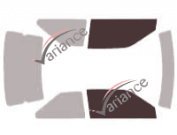 Glazing template - front window kit - Ford Escort (2) Coupe 2 doors (1991 - 1996) Glazing template - front window kit - Ford Escort (2) Coupe 2 doors (1991 - 1996)