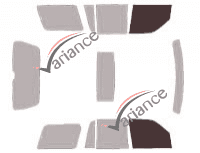 Glazing template - front window kit - Ford Expedition (1) 5 doors (1997 - 2002)