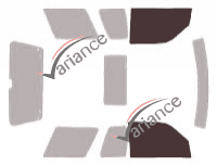 Glazing template - front window kit - Ford Explorer (1) Sport 3 doors (1991 - 1996) Glazing template - front window kit - Ford Explorer (1) Sport 3 doors (1991 - 1996)
