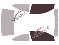 Glazing template - front window kit - Ford Focus (2) Coupe 2 doors (2008 - 2011) Glazing template - front window kit - Ford Focus (2) Coupe 2 doors (2008 - 2011)