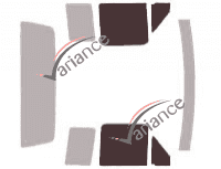 Gabarit vitrage - kit vitres avant - Ford F-Series (8) Extended Cab Pick-up 2 portes (1990 - 1996) Gabarit vitrage - kit vitres avant - Ford F-Series (8) Extended Cab Pick-up 2 portes (1990 - 1996)