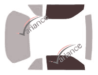 Glazing template - front window kit - Ford Thunderbird (9) Coupé 2 doors (1983 - 1988) Glazing template - front window kit - Ford Thunderbird (9) Coupé 2 doors (1983 - 1988)