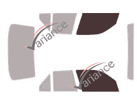 Glazing template - front window kit - Alfa Romeo 155 Berline 4 doors (1992 - 1998) Glazing template - front window kit - Alfa Romeo 155 Berline 4 doors (1992 - 1998)