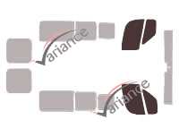 Glazing template - front window kit - Fiat Ducato (2) L1 Short 5 doors (since 2006) Glazing template - front window kit - Fiat Ducato (2) L1 Short 5 doors (since 2006)