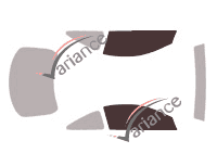 Glazing template - front window kit - Ford Cougar (1) Coupe 3 doors (1998 - 2003) Glazing template - front window kit - Ford Cougar (1) Coupe 3 doors (1998 - 2003)