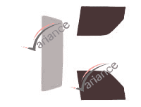 Glazing template - front window kit - Nissan Patrol GR (5) Pick-up 2 doors (1998 - 2013) Glazing template - front window kit - Nissan Patrol GR (5) Pick-up 2 doors (1998 - 2013)