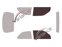 Glazing template - front window kit - Ford Fiesta (4) 3 doors (1995 - 2002) Glazing template - front window kit - Ford Fiesta (4) 3 doors (1995 - 2002)