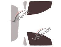 Glazing template - front window kit - Holden Commodore (3) Pick-up 2 doors (2000 - 2006) Glazing template - front window kit - Holden Commodore (3) Pick-up 2 doors (2000 - 2006)