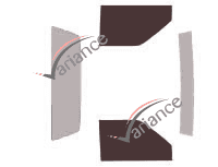 Glazing template - front window kit - Holden Rodeo (2) Single Cab Utilitaire 2 doors (1988 - 2002) Glazing template - front window kit - Holden Rodeo (2) Single Cab Utilitaire 2 doors (1988 - 2002)