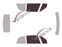 Gabarit vitrage - kit vitres avant - Holden Astra (3) Convertible Cabriolet 2 portes (1995 - 2001)