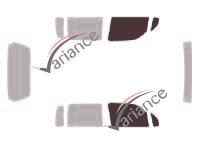 Mascherina per vetri - kit vetri anteriori - Holden Agila A 5 porte (2000 - 2008) Mascherina per vetri - kit vetri anteriori - Holden Agila A 5 porte (2000 - 2008)