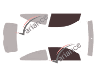 Glazing template - front window kit - Ford Focus (1) 3 doors (1998 - 2004) Glazing template - front window kit - Ford Focus (1) 3 doors (1998 - 2004)