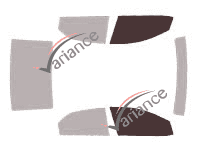 Glazing template - front window kit - Kia Cerato (2) Berline 4 doors (2009 - 2013) Glazing template - front window kit - Kia Cerato (2) Berline 4 doors (2009 - 2013)