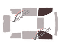 Plantilla de acristalamiento - kit luna delantera - Volkswagen Routan 5 puertas (2009 - 2013) Plantilla de acristalamiento - kit luna delantera - Volkswagen Routan 5 puertas (2009 - 2013)