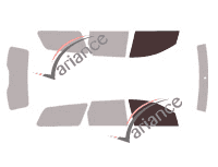 Glazing template - front window kit - Ford Focus (1) Break 5 doors (1998 - 2004) Glazing template - front window kit - Ford Focus (1) Break 5 doors (1998 - 2004)