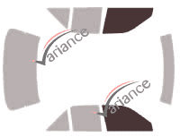 Glazing template - front window kit - Mazda 323 (6) Berline 4 doors (1989 - 1994) Glazing template - front window kit - Mazda 323 (6) Berline 4 doors (1989 - 1994)