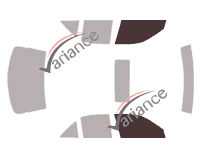 Glazing template - front window kit - Mazda 323 (8) Berline 4 doors (1998 - 2004) Glazing template - front window kit - Mazda 323 (8) Berline 4 doors (1998 - 2004)
