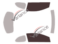 Glazing template - front window kit - Mazda Demio (3) 3 doors (2008 - 2015) Glazing template - front window kit - Mazda Demio (3) 3 doors (2008 - 2015)