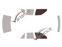Glazing template - front window kit - Nissan Bluebird Berline 4 doors (1991 - 1995) Glazing template - front window kit - Nissan Bluebird Berline 4 doors (1991 - 1995)