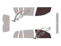 Glazing template - front window kit - Ford Fusion (1) 5 doors (2002 - 2012) Glazing template - front window kit - Ford Fusion (1) 5 doors (2002 - 2012)