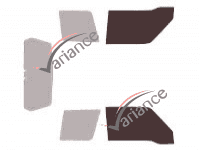 Glazing template - front window kit - Santana S300 3 doors (2001 - 2011) Glazing template - front window kit - Santana S300 3 doors (2001 - 2011)