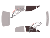 Plantilla de acristalamiento - kit de ventana delantera - Suzuki Liana Sedan 4 puertas (2001 - 2007) Plantilla de acristalamiento - kit de ventana delantera - Suzuki Liana Sedan 4 puertas (2001 - 2007)