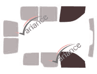 Glazing template - front window kit - Citroën Berlingo (1) 5 doors (1996 - 2008) Glazing template - front window kit - Citroën Berlingo (1) 5 doors (1996 - 2008)