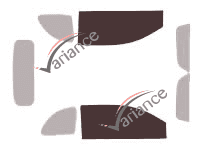 Glazing template - front window kit - Fiat 500 (1) Cabriolet 2 doors (since 2009) Glazing template - front window kit - Fiat 500 (1) Cabriolet 2 doors (since 2009)