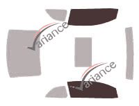 Glazing template - front window kit - Kia Forte (1) Koup Coupe 3 doors (2009 - 2014) Glazing template - front window kit - Kia Forte (1) Koup Coupe 3 doors (2009 - 2014)