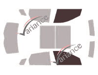 Gabarit vitrage - kit vitres avant - Cadillac SRX 5 portes (2009 - 2016) Gabarit vitrage - kit vitres avant - Cadillac SRX 5 portes (2009 - 2016)