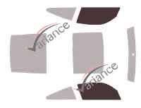 Glazing template - front window kit - Porsche 911 (6) Targa Coupe 2 doors (2005 - 2014) Glazing template - front window kit - Porsche 911 (6) Targa Coupe 2 doors (2005 - 2014)