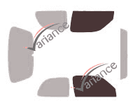 Glazing template - front window kit - Nissan Micra (2) 3 doors (1992 - 2003) Glazing template - front window kit - Nissan Micra (2) 3 doors (1992 - 2003)