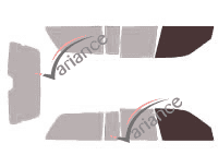 Glazing template - front window kit - Holden Commodore (2) Wagon Break 5 doors (1988 - 1997) Glazing template - front window kit - Holden Commodore (2) Wagon Break 5 doors (1988 - 1997)