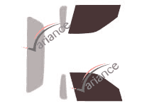 Glazing template - front window kit - Holden Commodore (2) Pick-up 2 doors (1994 - 2000) Glazing template - front window kit - Holden Commodore (2) Pick-up 2 doors (1994 - 2000)