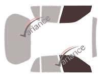 Glazing template - front window kit - Nissan Sunny (8) 5 doors (1993 - 1998) Glazing template - front window kit - Nissan Sunny (8) 5 doors (1993 - 1998)