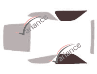 Glazing template - front window kit - Porsche 928 Coupe 3 doors (1977 - 1995) Glazing template - front window kit - Porsche 928 Coupe 3 doors (1977 - 1995)