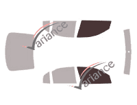 Glazing template - front window kit - Ford Mondeo (2) 5 doors (2000 - 2007) Glazing template - front window kit - Ford Mondeo (2) 5 doors (2000 - 2007)